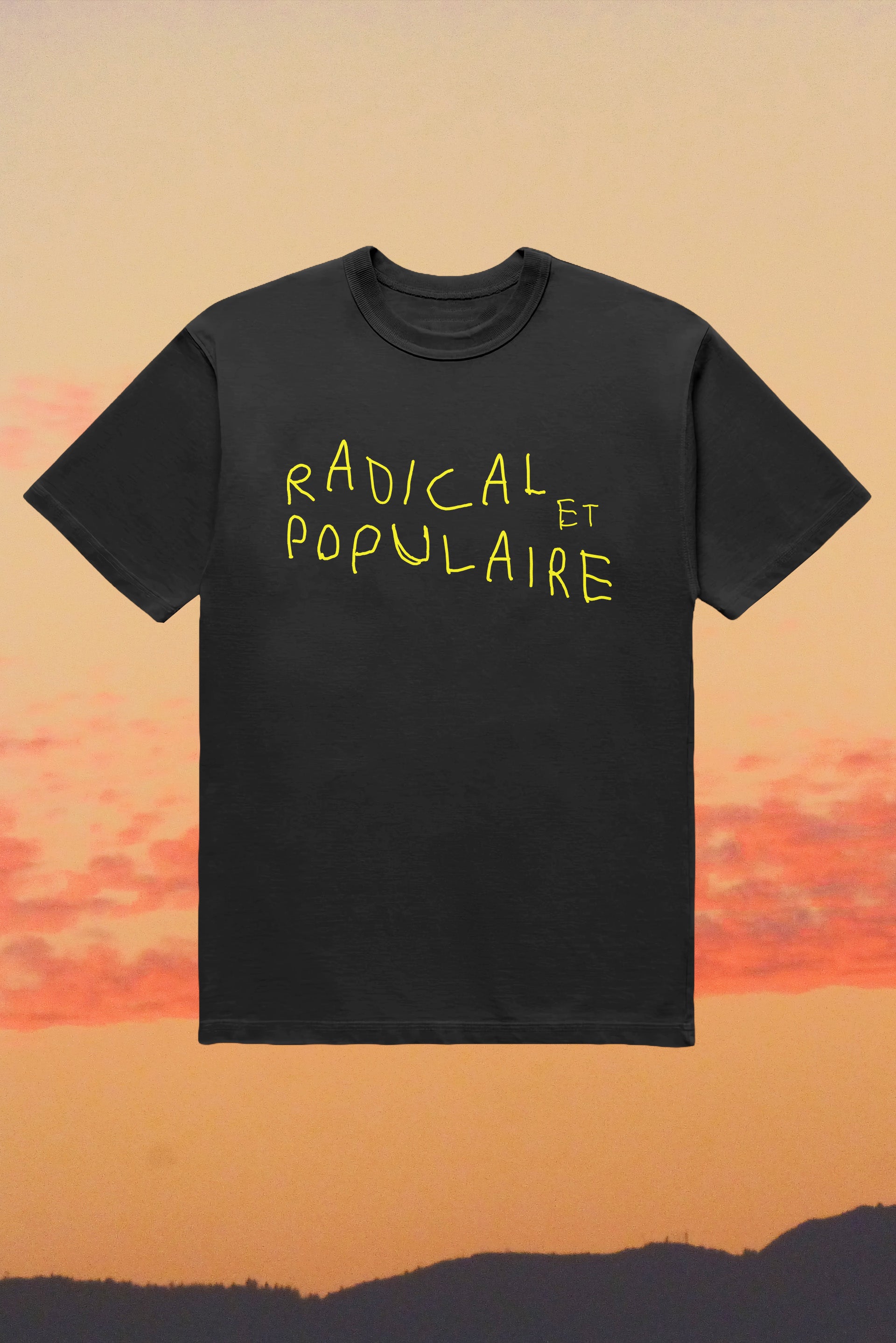 T-shirt Radical et populaire