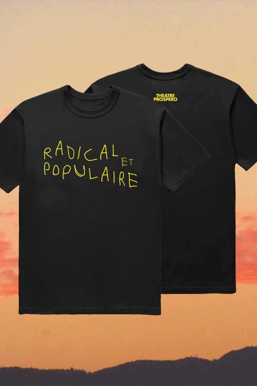 T-shirt Radical et populaire